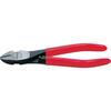 Power side-cutter pliers polished dip-insulated 160mm